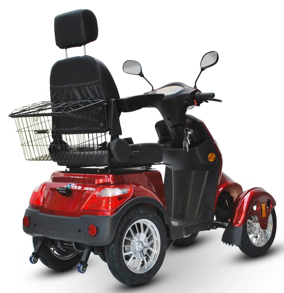 Elektromobil 525 Rot, 4 Räder, Seniorenmobil