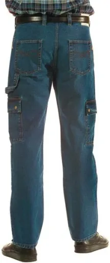 Workerjeans mit Zunftecken, Farbe schwarz, Gr.53