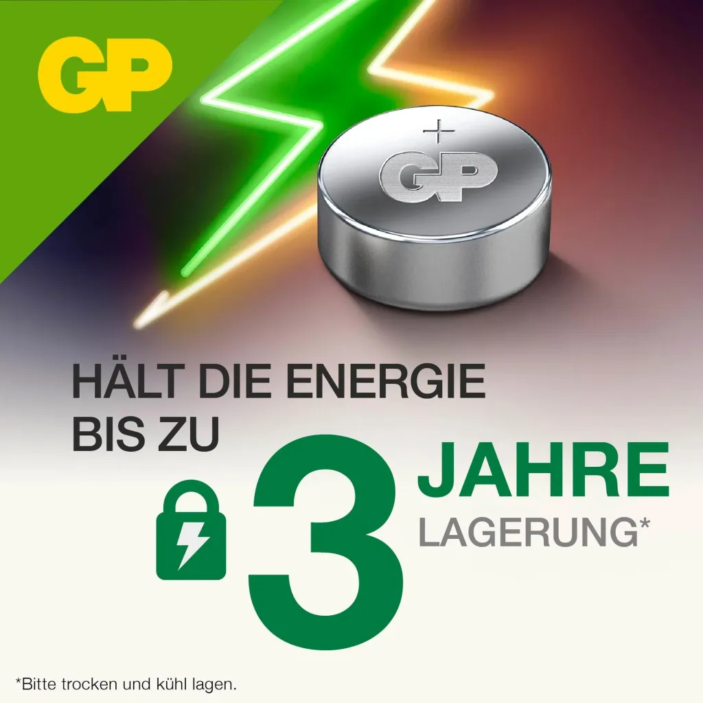 Alkaline Knopfzelle LR43 / V12GA - 10 Stück