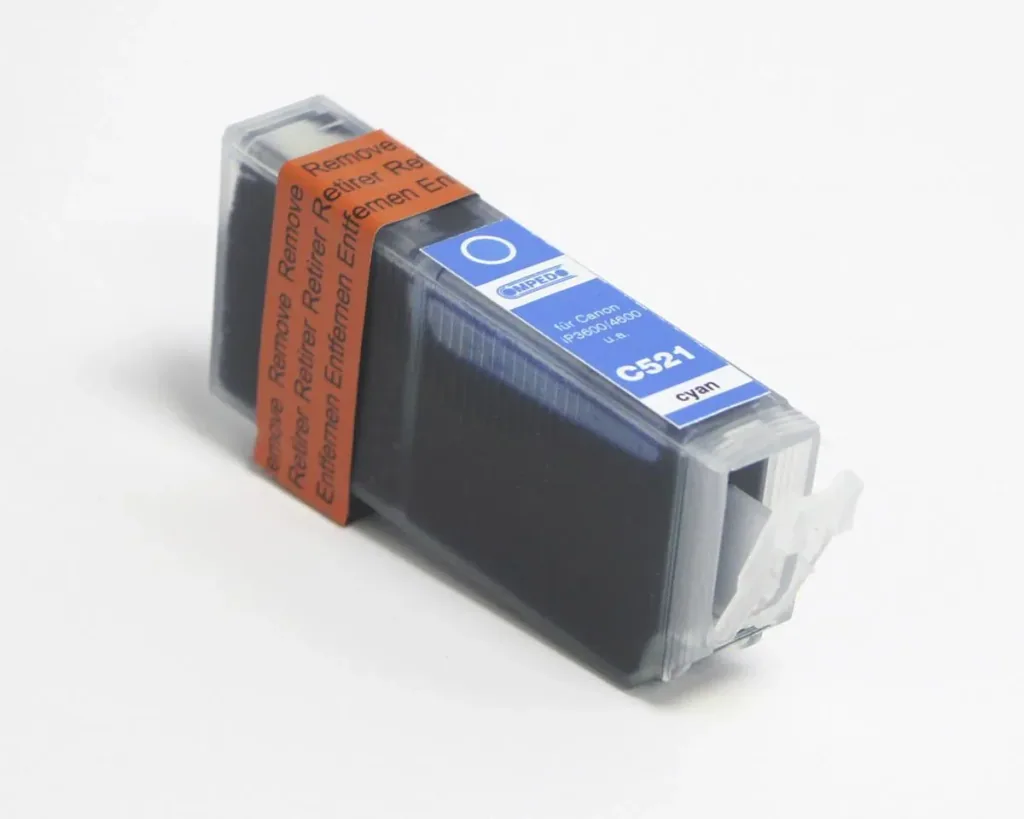 Druckerpatrone für CANON CLI-521 cyan chip