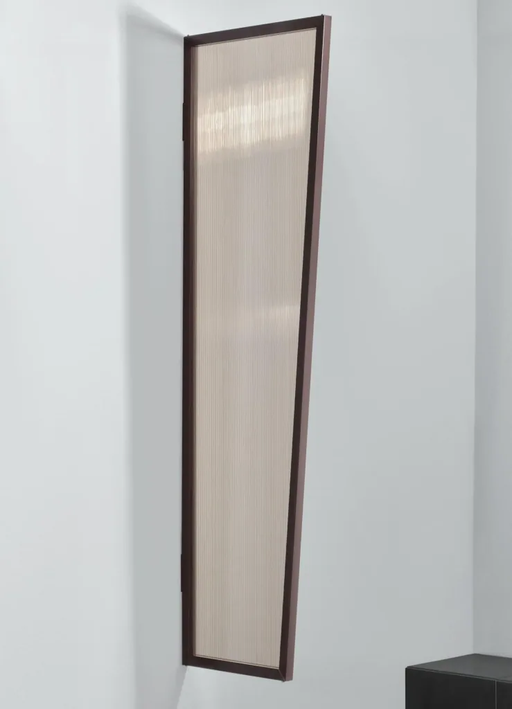 Seitenblende für B1 PC Bronce, 2000 x 600 x 450 mm, Farbe braun