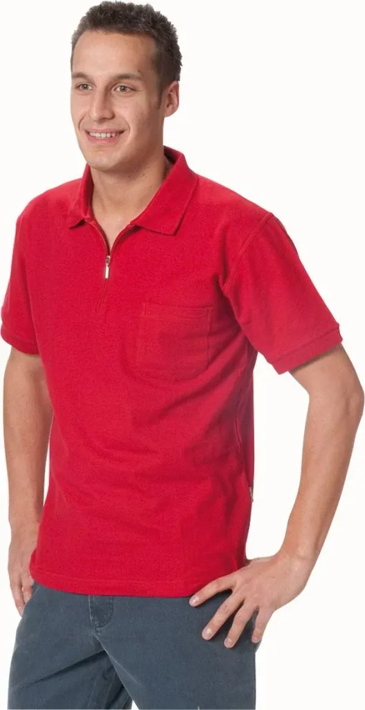 Poloshirt rot, Gr.3XL