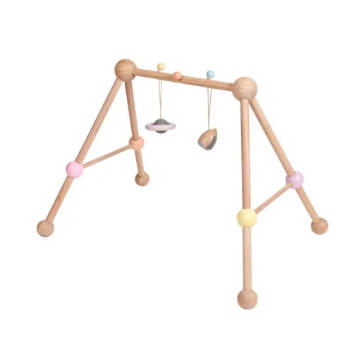 Plan Toys Baby Gymnastikcenter Weltall Holz pastell