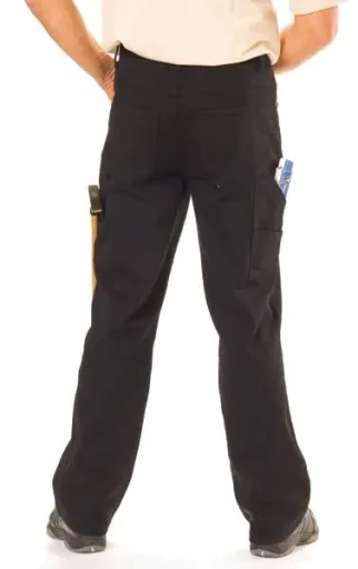Stretch Workerjeans, Farbe schwarz, Gr.25