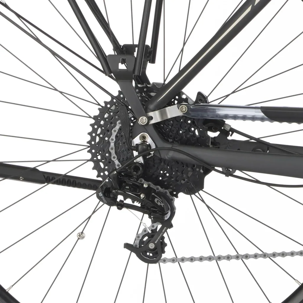 Herren E-Bike Trekking, 28 Zoll, Rahmengröße 50 cm,10-Gang Kettenschaltung, schiefergrau matt, VIATOR 5.0i
