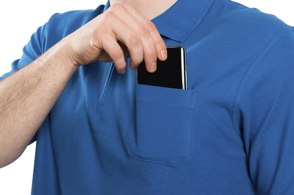 Poloshirt mit Reißverschluss, azur blau, Gr. M
