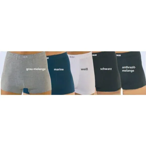 Retroshorts, anthrazit / melange, Gr.8