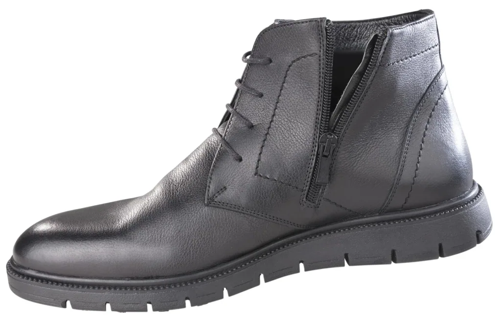 Halbstiefel mit Reißverschluss, Farbe schwarz, Gr.40