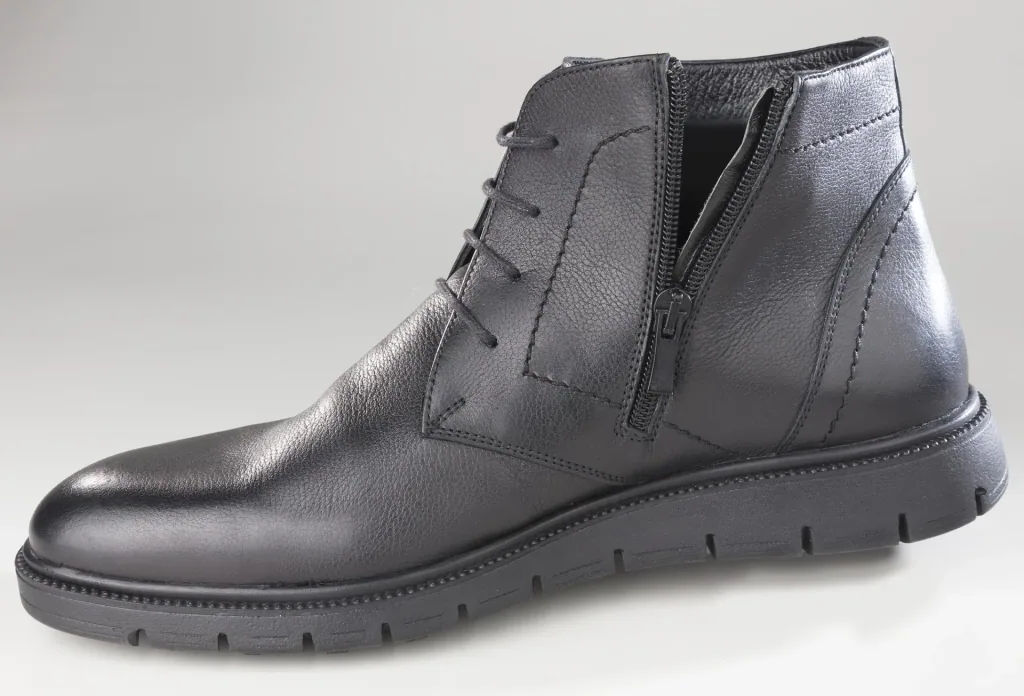 Halbstiefel mit Reißverschluss, Farbe schwarz, Gr.40