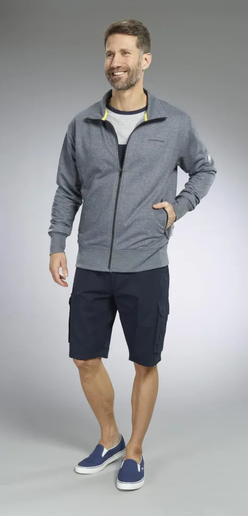 Sweatjacke, Farbe marine, Gr.M