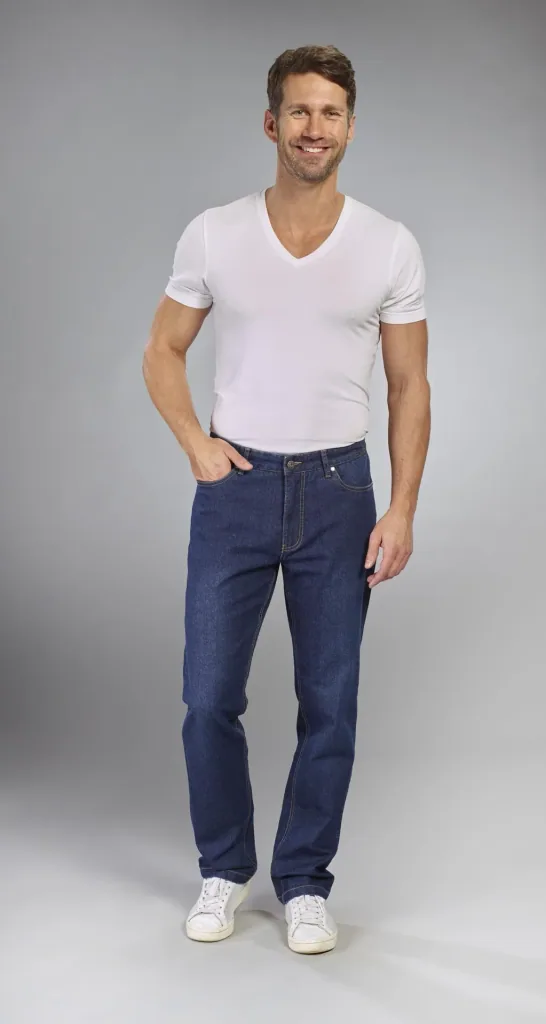 5 Pocket Jeans, Farbe dark stone, Gr.48