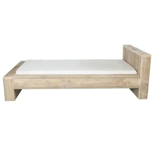 Dutchwood Block Einzelbett, Bettkasten: mit Bettschublade