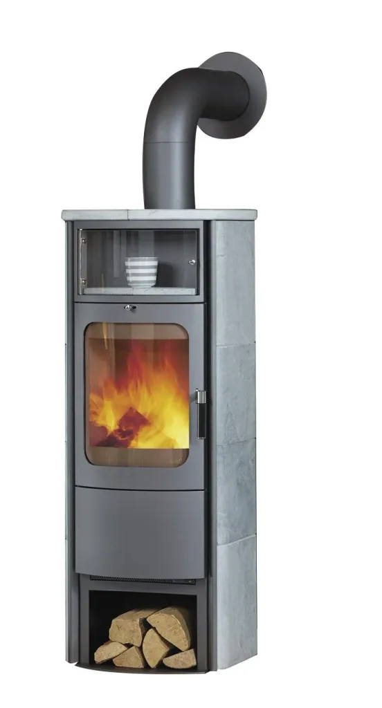 Kaminofen Opera-B Grande(5 kW) Naturstein, Dauerbrand, Automatik