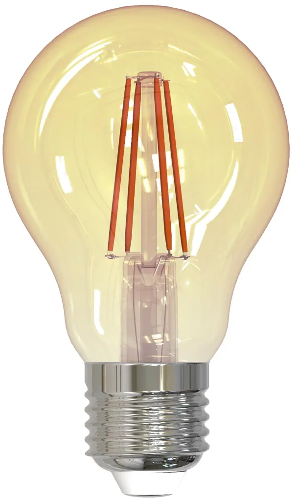 LED Retro Deko Lampe gold mit 4,5 Watt, E27, 1800 Kelvin