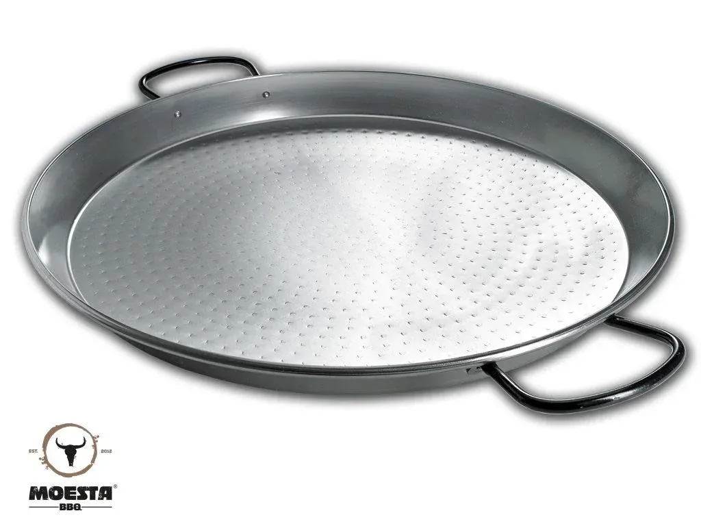 PAN BBQ Set - für Smokin Pizzaring: 47 / 50cm - die XXL Pfanne für Paelle, Reibekuchen und vieles mehr