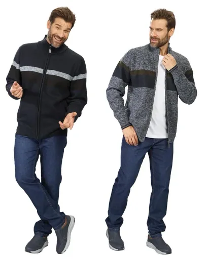 Strickjacke, Farbe marine, Gr.L