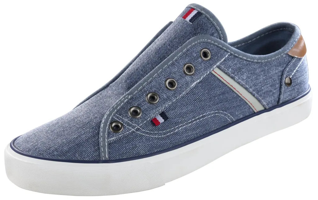 Canvasslipper, jeansblau, Gr.45