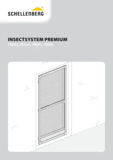 Fliegengittertür Premium, 120 x 240 cm, Farbe anthrazit