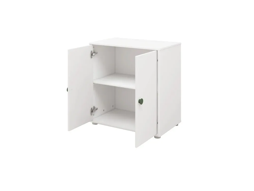 FLEXA Kleiderschrank, Schrankelement - 1 Regalboden, Roomie, Farbe: Weiß/Tiefgrün