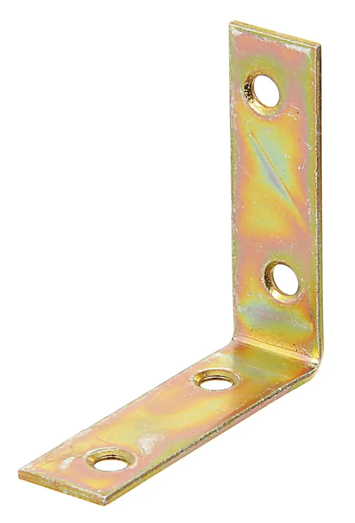 Stuhlwinkel, verzinkt, 50 x 50 mm, Breite 16 mm, 12 Stück
