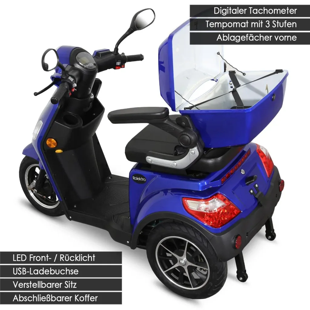 E-Trike 25 V.2, blau