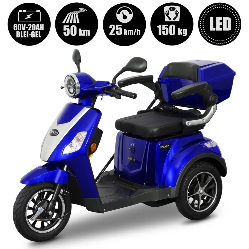 E-Trike 25 V.2, blau