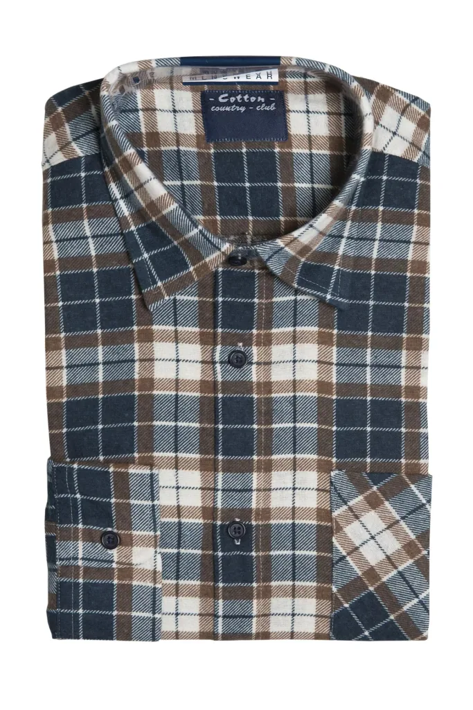 Flanellhemd kariert, Länge 85cm, Gr. 39/40, farblich sortiert