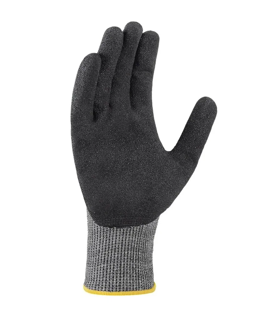 Schnittschutz-Strickhandschuhe besandete Nitrilbeschichtung Gr. 10