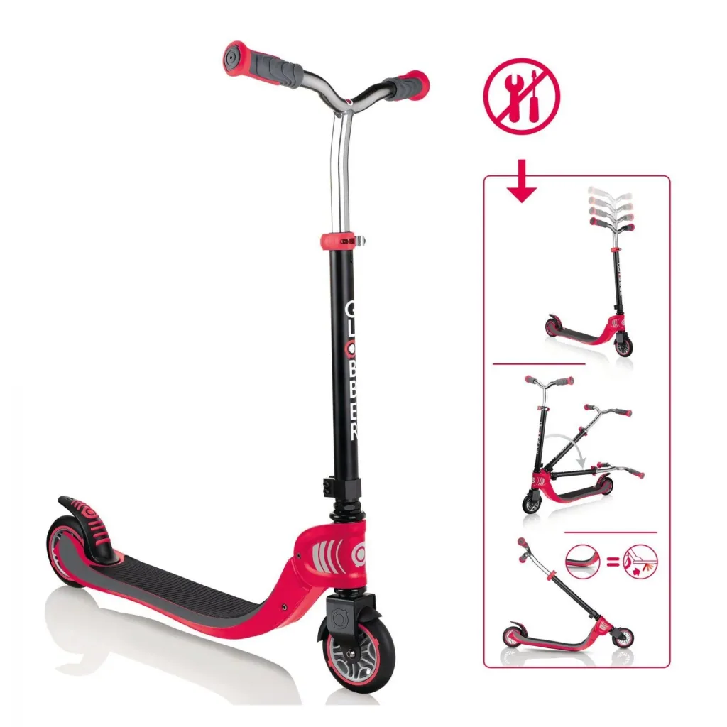STUNTSCOOTER GS 720   Freestyle Kickroller, 110 mm, ABEC 7, verstärkter Lenker, 360°-Lenkung, schwarz-graublau