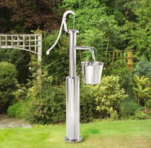 Edelstahl Eimer 12,3 l mit Skalierung, 25,5 cm hoch