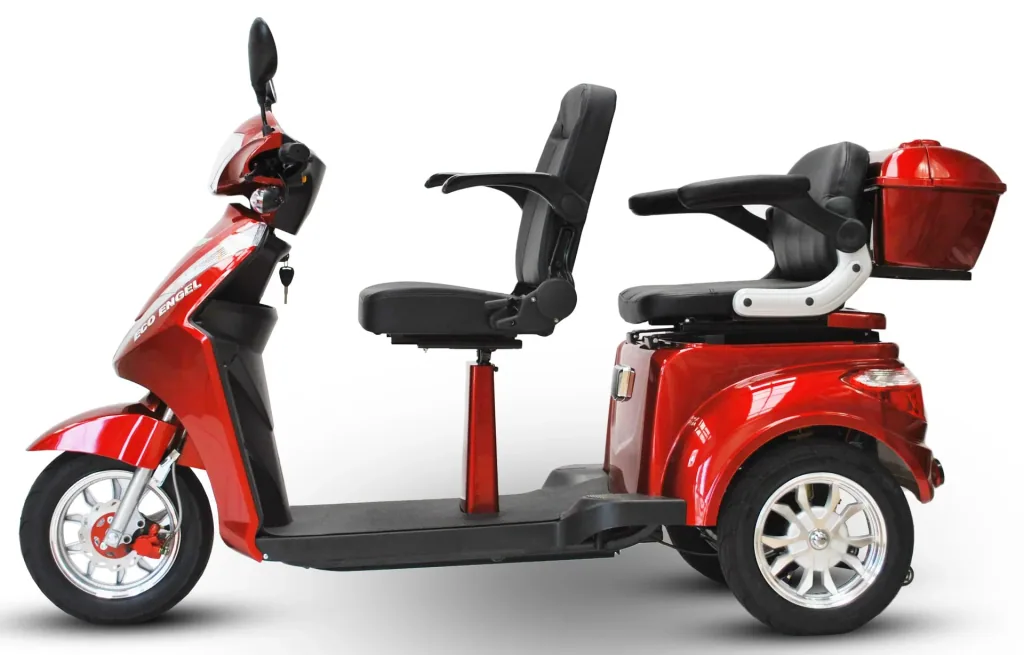 Elektromobil 503 Rot 2 Sitzer, 25 km/h mit 20 Ah Lithium Akku
