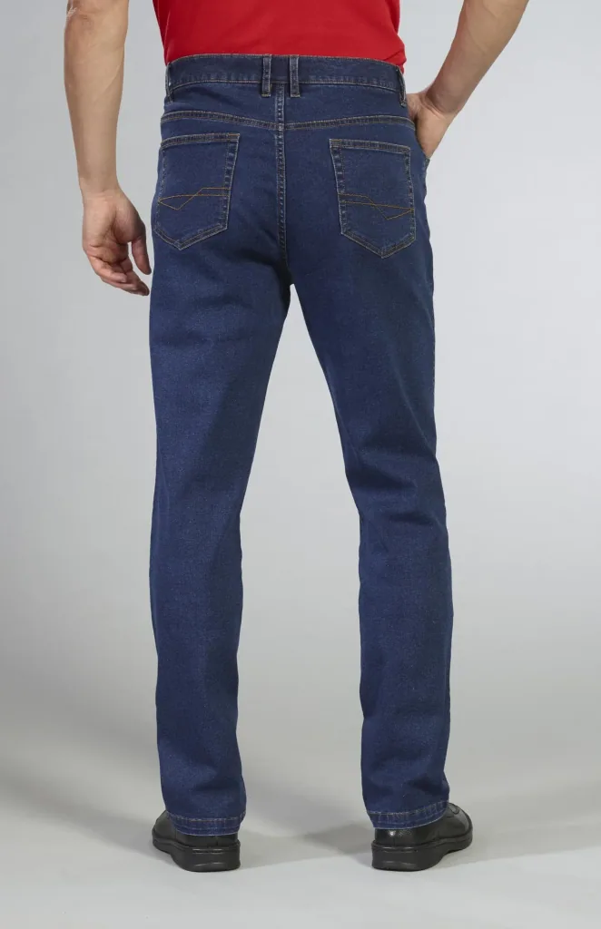5 Pocket Jeans, Farbe Indigo , Gr.48