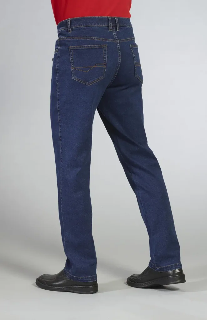 5 Pocket Jeans, Farbe Indigo , Gr.48