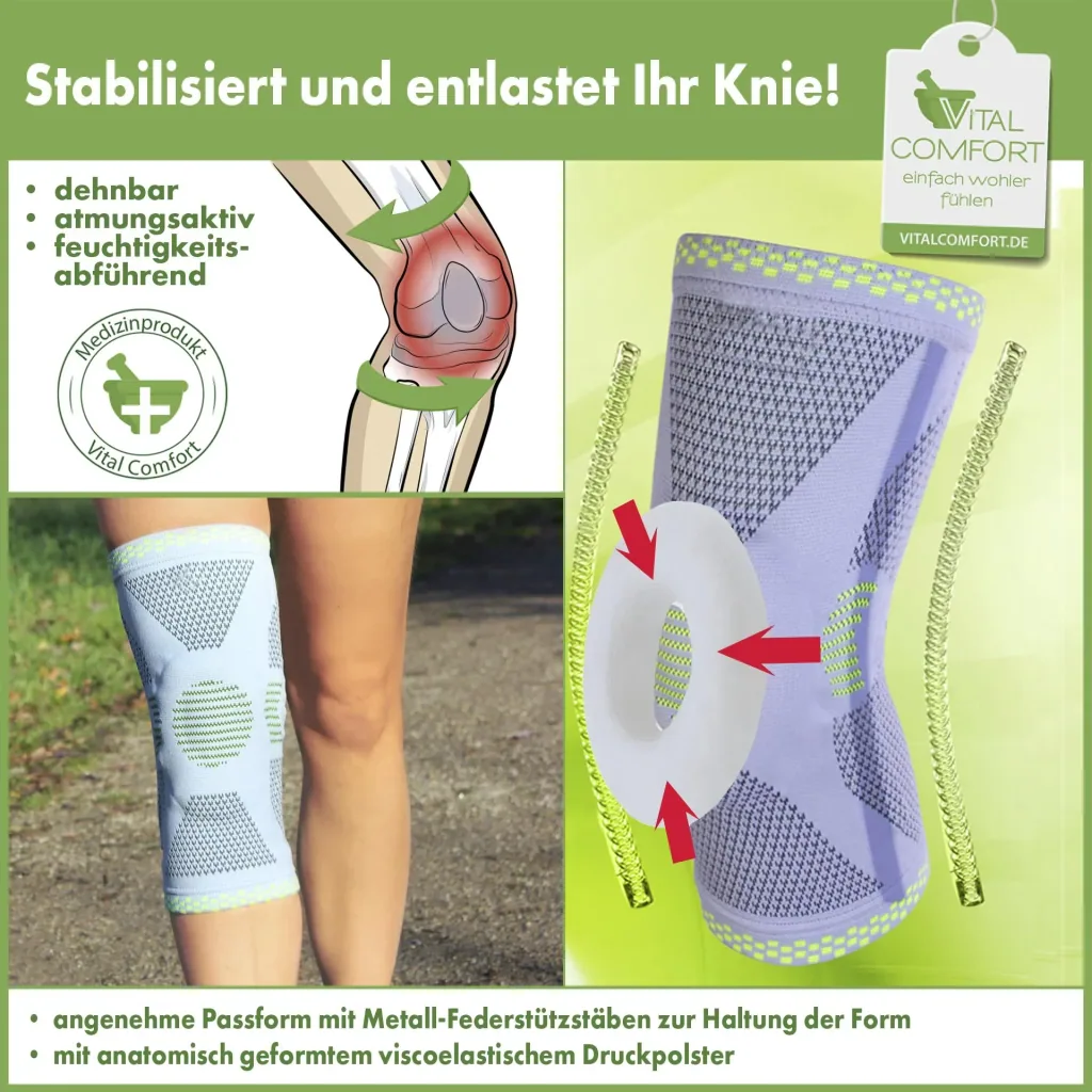 Kniebandage PatellaTec, Größe XL