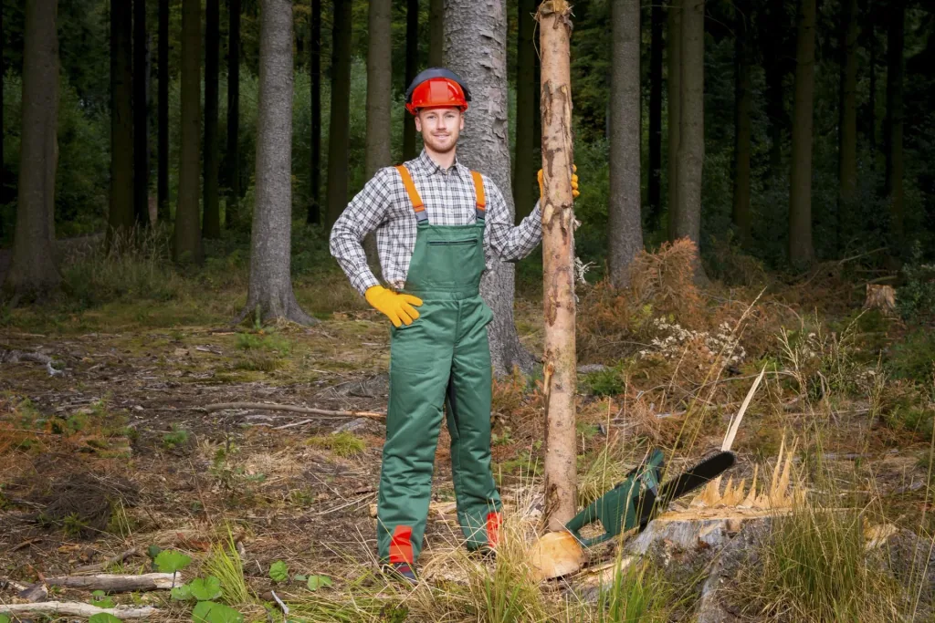 Schnittschutz Sicherheits Starter Set: Hose Gr.60, Helm, Handschuhe