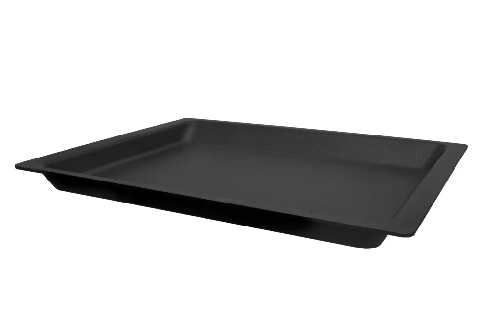 Ofen- und Backplatte, Backblech, tief, 447 x 370 x 30 mm