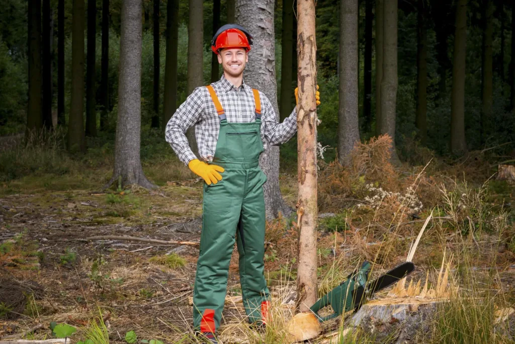 Schnittschutz Sicherheits Starter Set: Hose Gr.50, Helm, Handschuhe