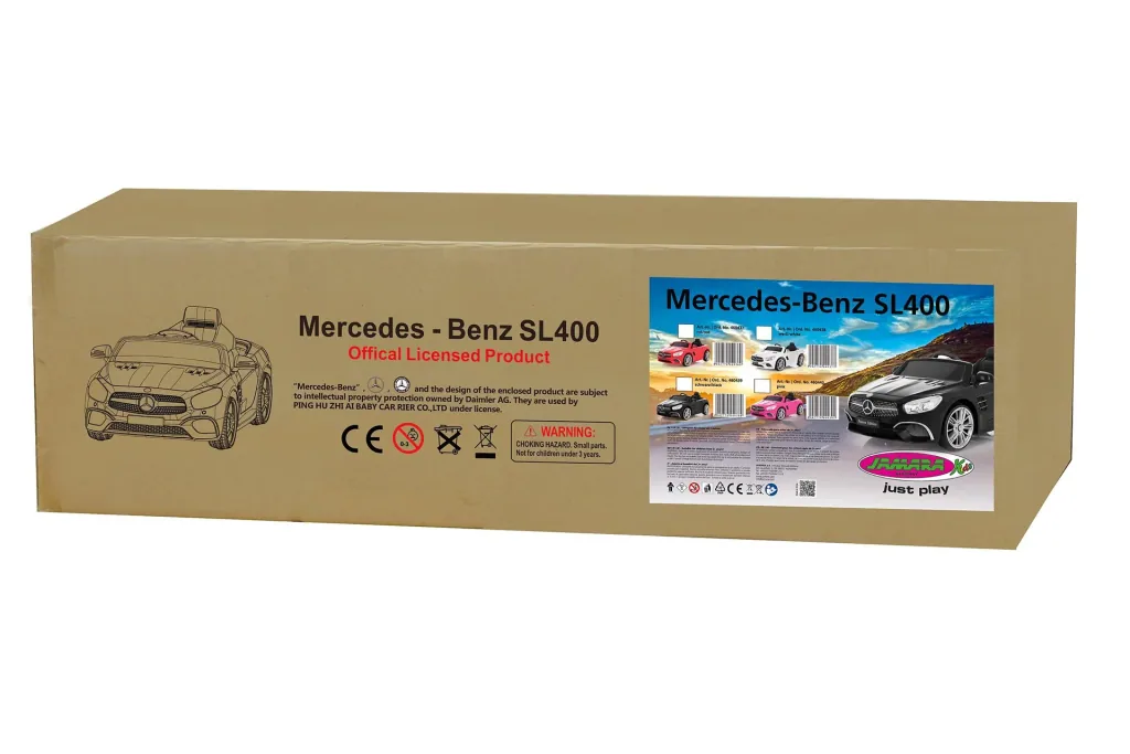 Ride-on Mercedes-Benz SL 400 weiß 12V