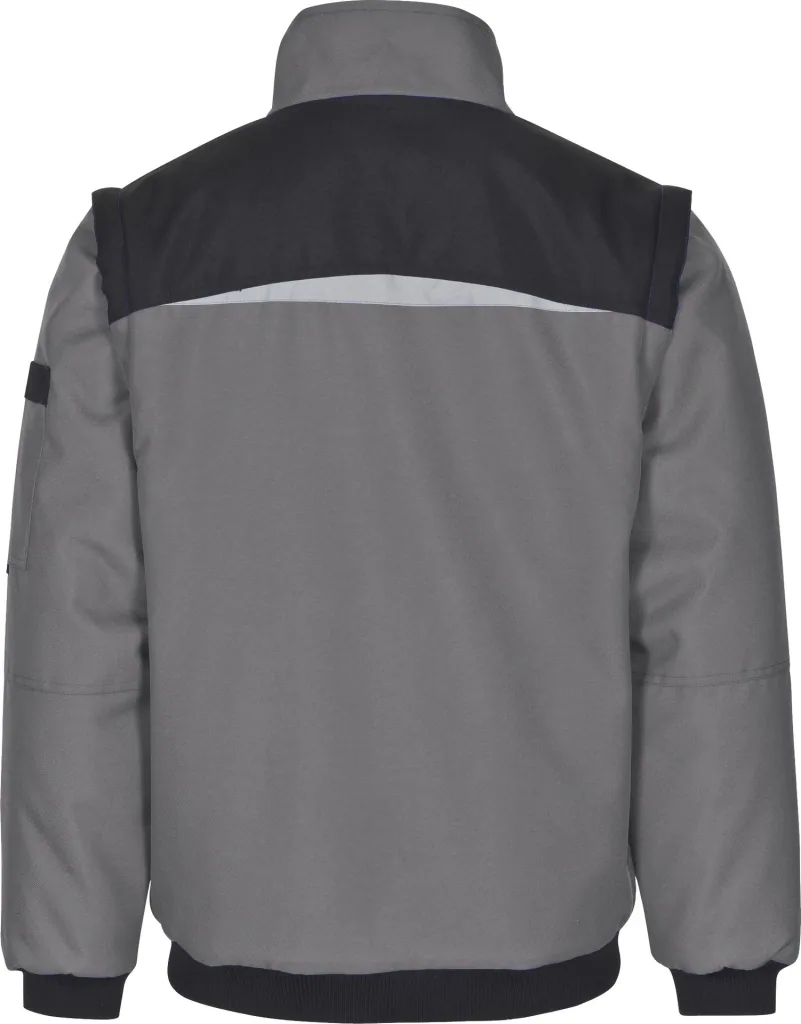 Funktionsblouson, grau-schwarz, Gr. L