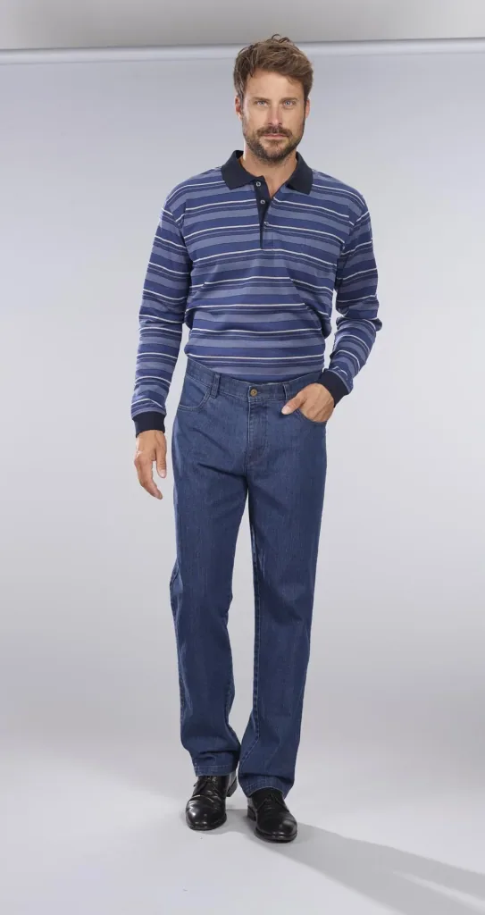 Komfortjeans, Farbe bluestone, Gr.50