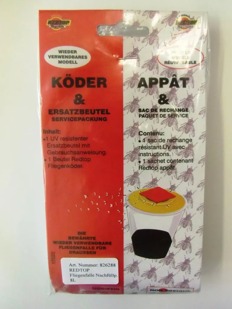 Fliegenfalle Standard, Gr. XL, 8 l, wiederverwendbare Falle