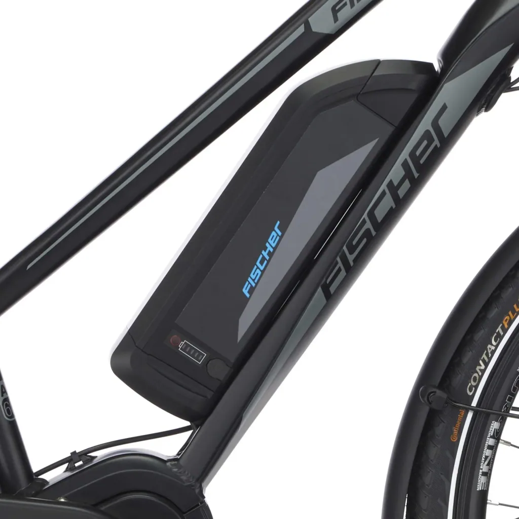 Damen E-Bike Trekking, 28 Zoll, Rahmengröße 44 cm, 10-Gang Kettenschaltung, schwarz matt, VIATOR ETD 1861