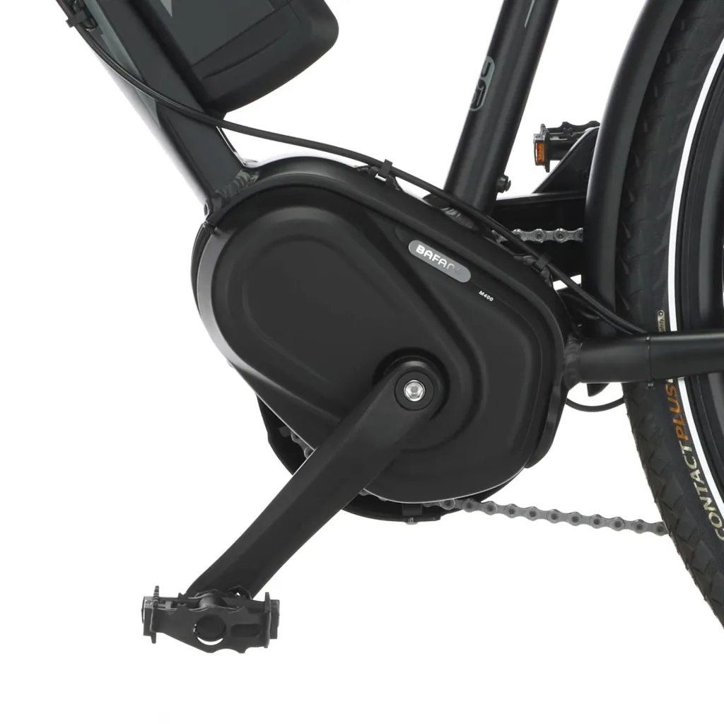 Damen E-Bike Trekking, 28 Zoll, Rahmengröße 44 cm, 10-Gang Kettenschaltung, schwarz matt, VIATOR ETD 1861