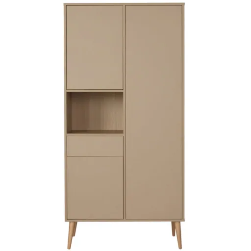 Quax Cocoon Kiste für Kleiderschrank Cocoon, Farbe Kiste: Moos braun/grün