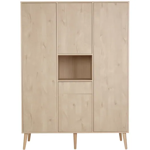 Quax Cocoon Kiste für Kleiderschrank Cocoon, Farbe Kiste: Moos braun/grün