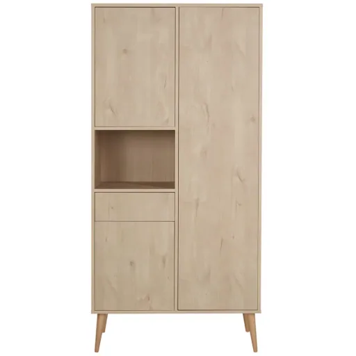 Quax Cocoon Kiste für Kleiderschrank Cocoon, Farbe Kiste: Moos braun/grün
