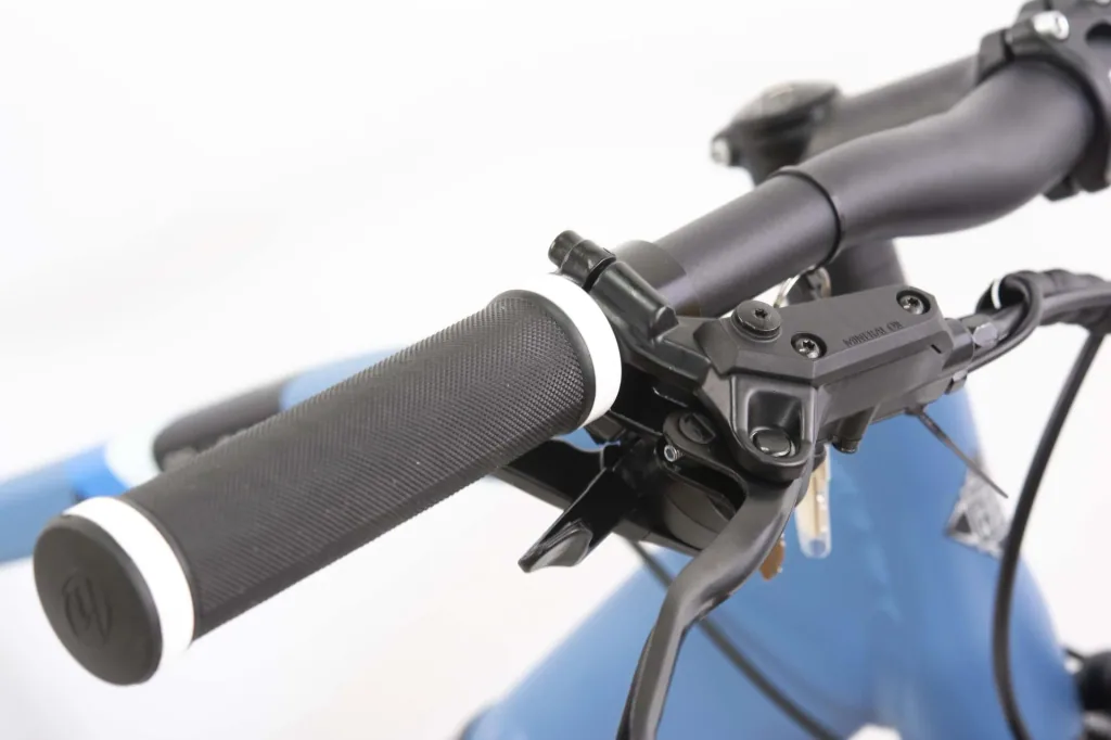 Unisex Alu MTB E-Bike, 27,5 Zoll, 27-Gang Kettenschaltung, blau, Aufsteiger M923 Hardtail