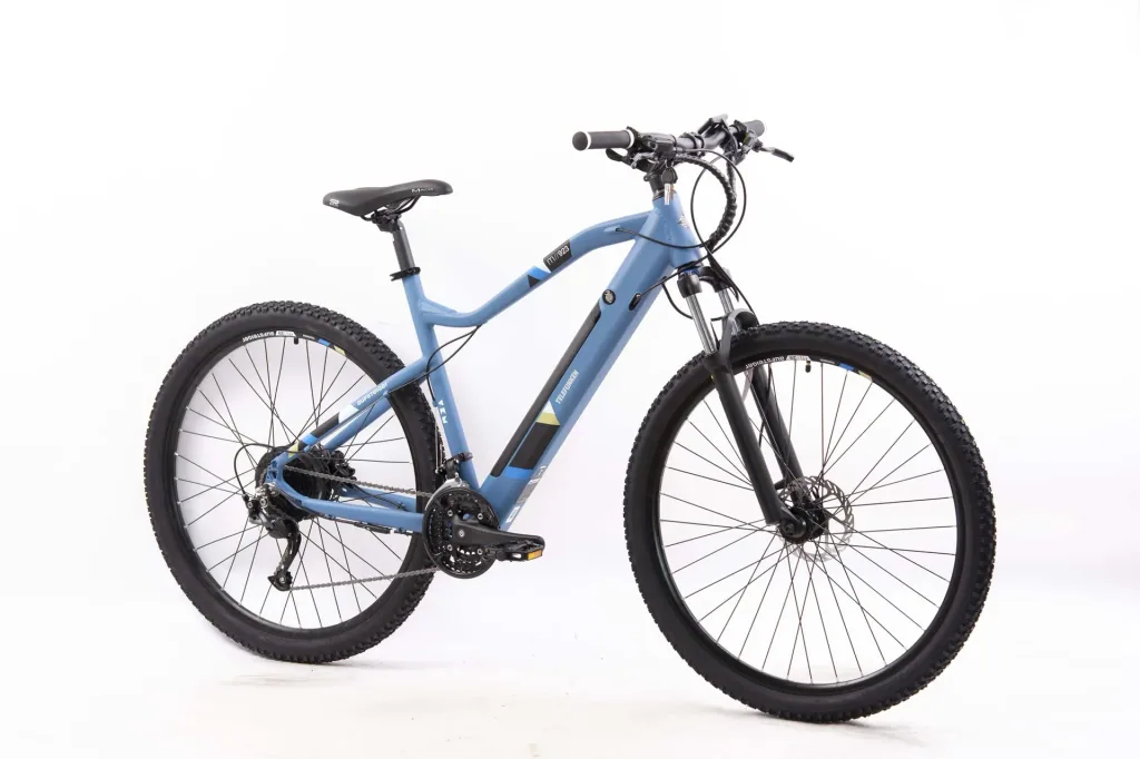 Unisex Alu MTB E-Bike, 27,5 Zoll, 27-Gang Kettenschaltung, blau, Aufsteiger M923 Hardtail