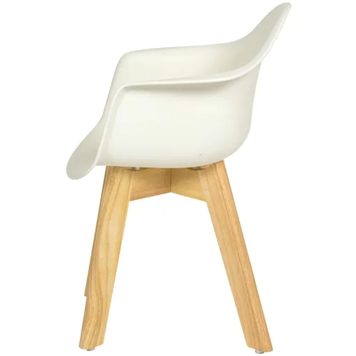 Quax Kinder Schalenstuhl 2 er Set weiss