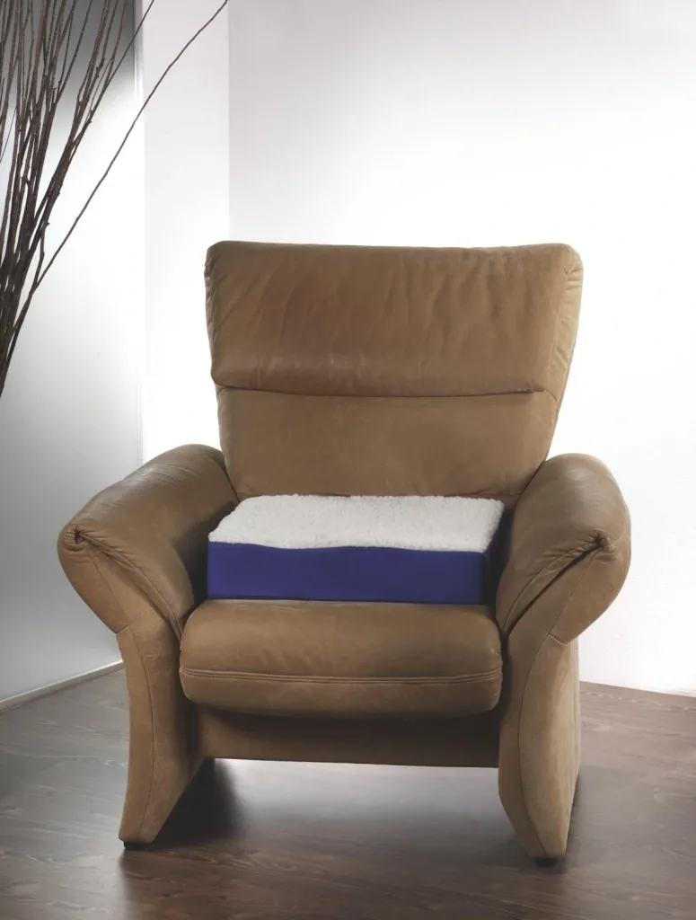 Komfort Sitzkissen/ Aufstehhilfe, Farbe: Blau